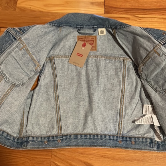 Levi's Blue Denim Vest - Picture 6 of 7